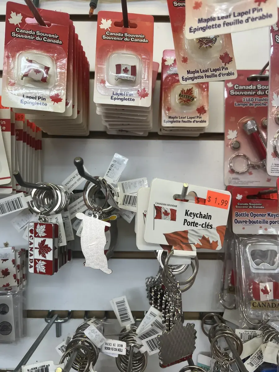 Canada Souvenir keychains and bottle openers
