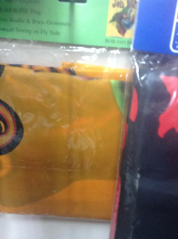 Bob Marley Flag - Gold
