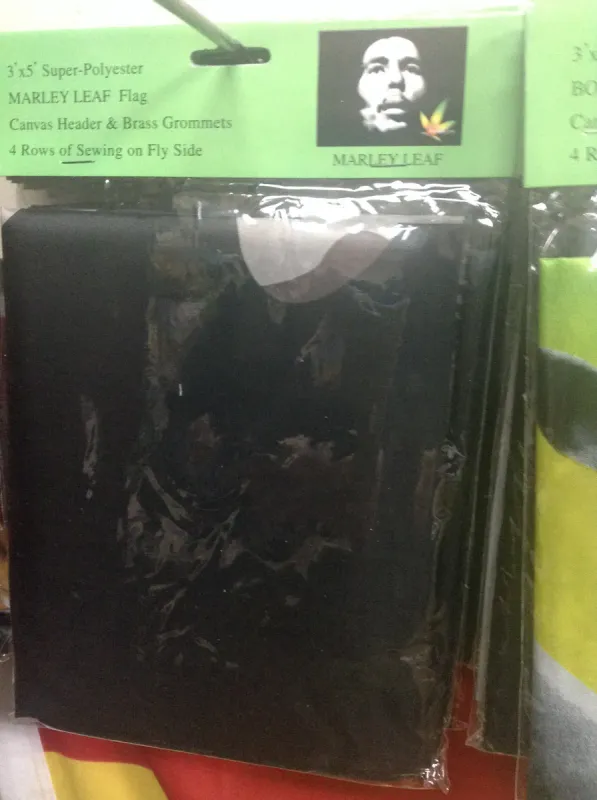 Bob Marley Flag - Marley Leaf