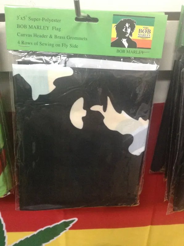 Bob Marley Flag - Portrait