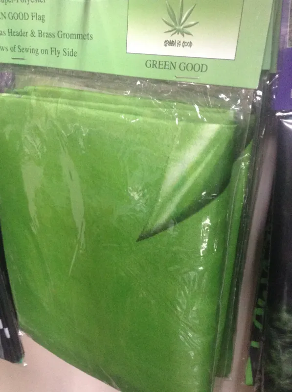 Green Is Good Flag