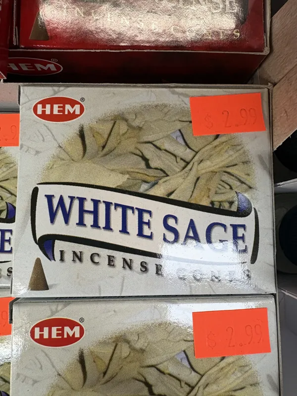 HEM White Sage Incense Cones