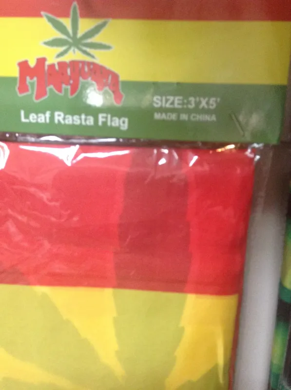 Leaf Rasta Flag 3x5