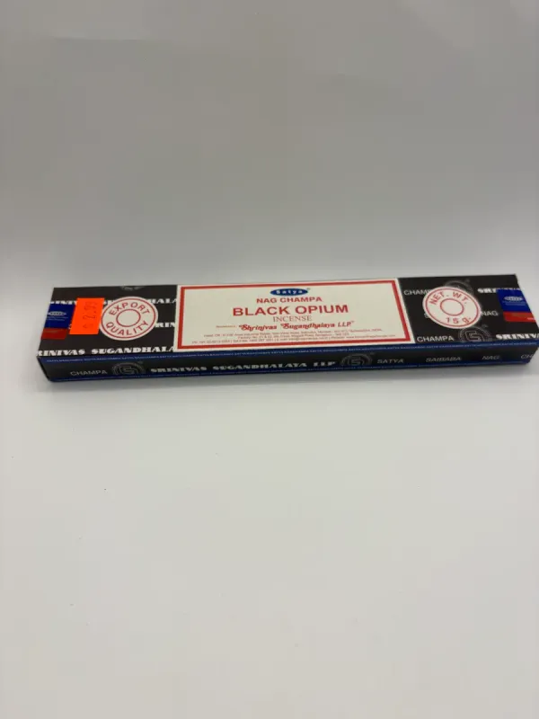 Satya Nag Champa Black Opium Incense Sticks