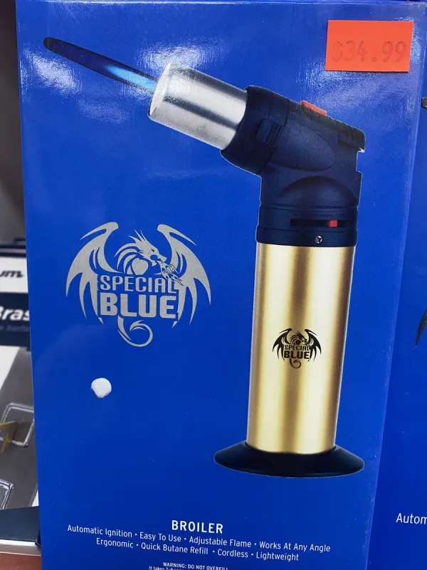 Special Blue Broiler Torch - Gold