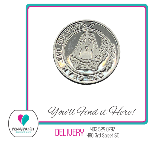 1 Gram Silver Coin – AMX Rattlesnake