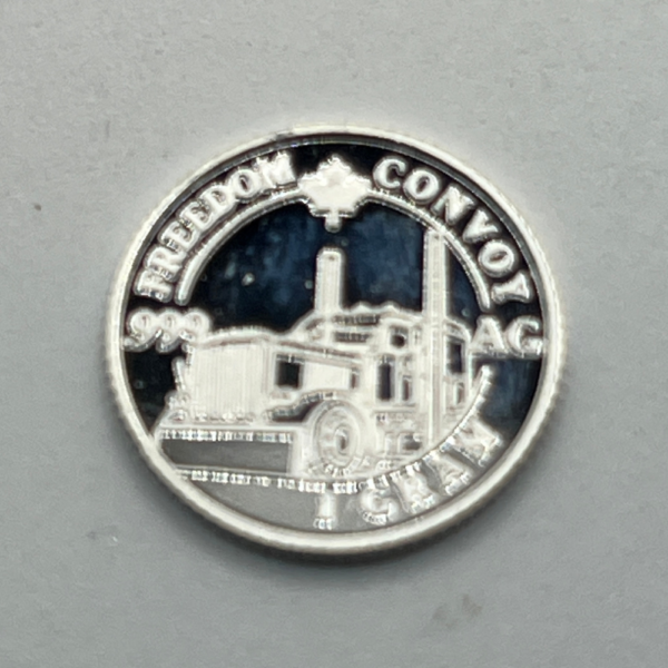 1 gr Silver Round – AMX Freedom Convoy - Image 2