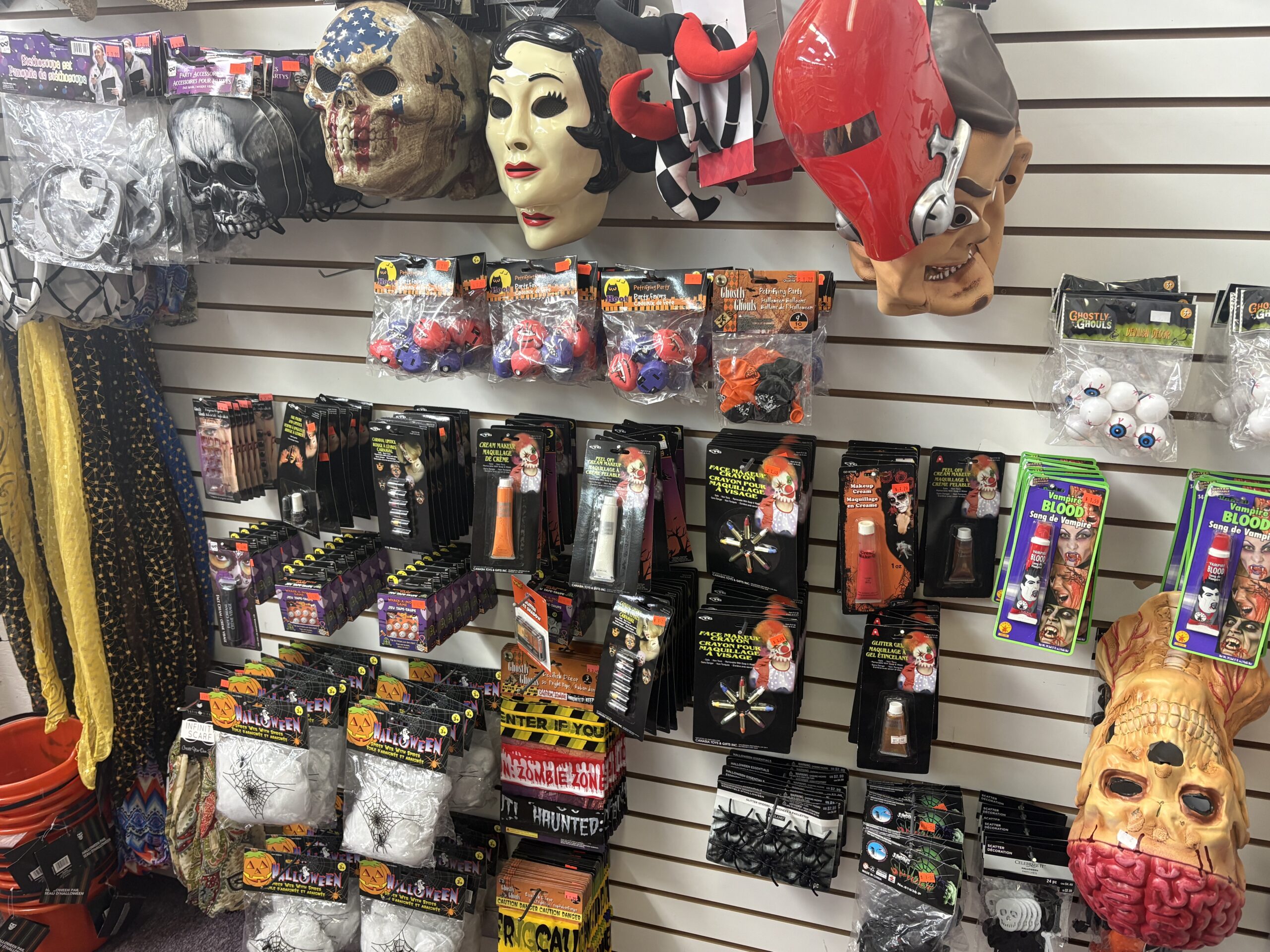 Halloween and seasonal items at Penny Profit